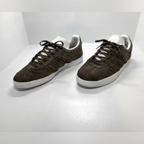 Adidas Men’s Originals Gazelle Stitch Green size 10 - Picture 1 of 9